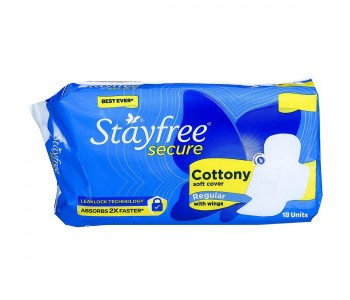STAYFREE SECURE COTTON SOFT EXTRA LARGE